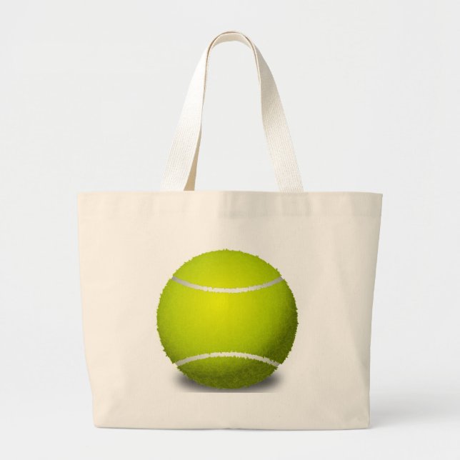Tennisball Jumbo Stoffbeutel (Vorne)