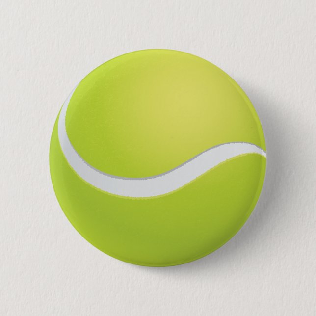 Tennisball-Knopf Button (Vorderseite)