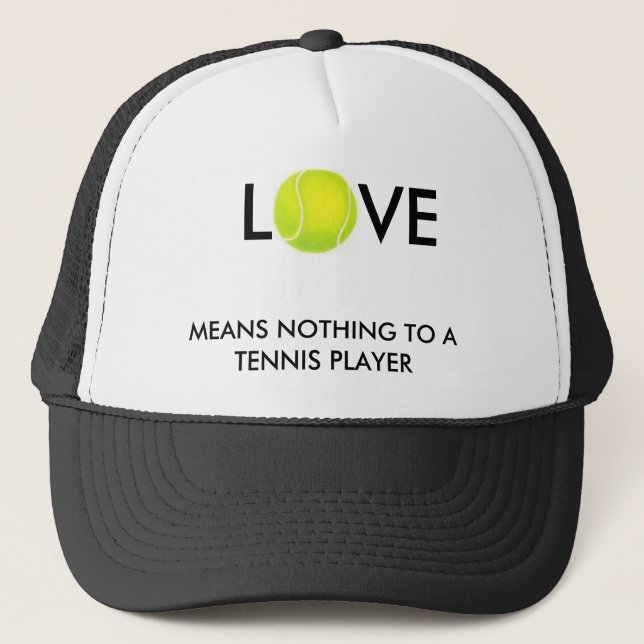 Tennisball, L, VE, BEDEUTET NICHTS ZU EINEM TENNIS Truckerkappe (Vorderseite)