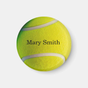 Tennisball mit Ihrem Namen Magnet