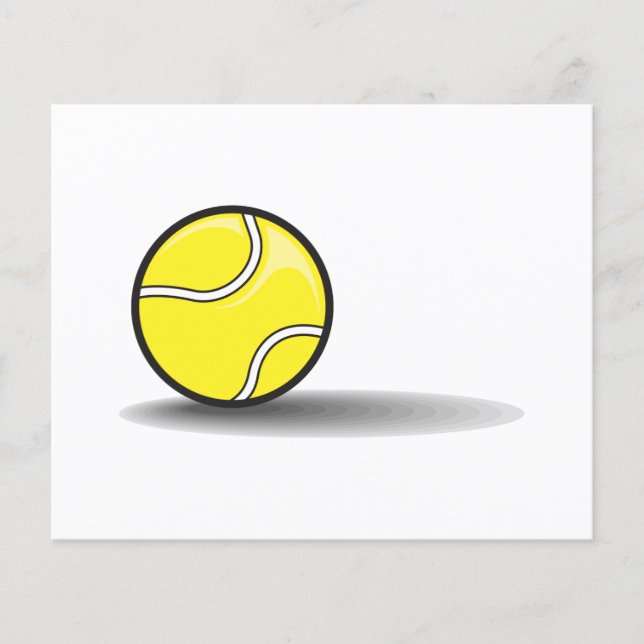 Tennisball mit Schatten (Vorderseite)