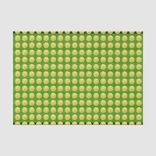 TENNISBALL Muster Seidenpapier