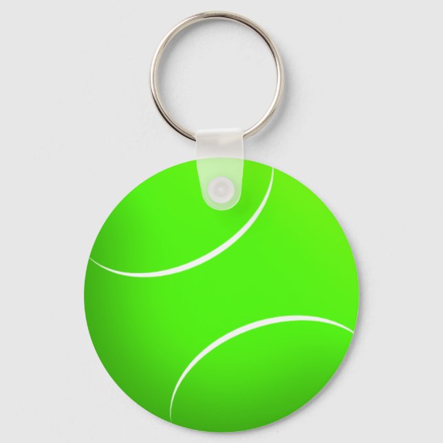 Tennisball-Neuheit - Maßgeschneidert Schlüsselanhänger (Vorderseite)