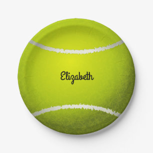 Tennisball Pappteller