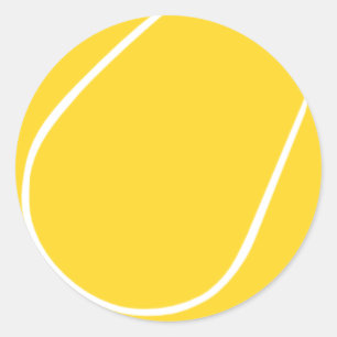 Tennisball Runder Aufkleber