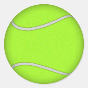 Tennisball: Runder Aufkleber