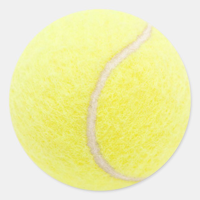 Tennisball Runder Aufkleber (Vorderseite)