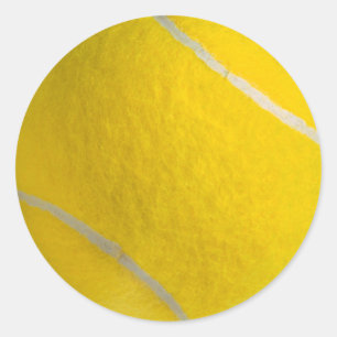 TENNISBALL RUNDER AUFKLEBER