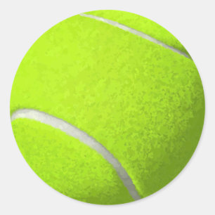 Tennisball-runder Aufkleber