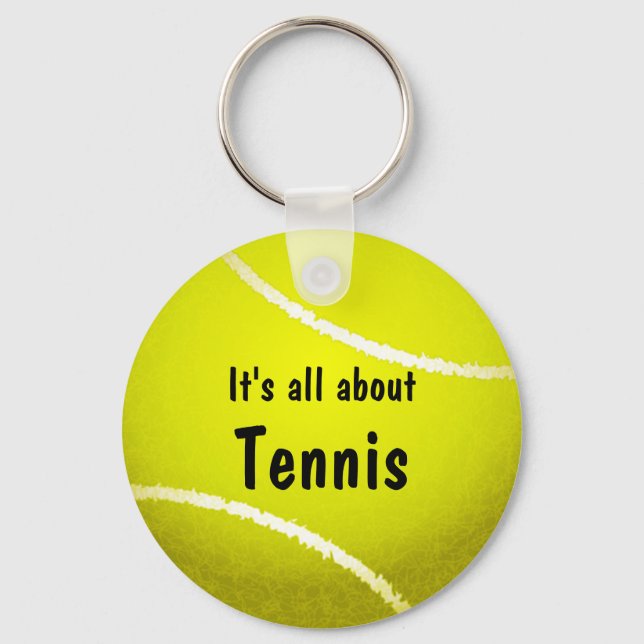 Tennisball-Schlüsselanhänger Schlüsselanhänger (Vorderseite)