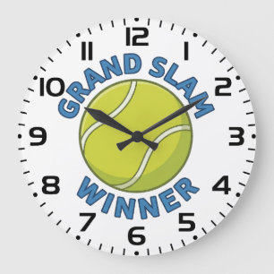 Tennisball-Sieger im Grand Slam Sportmeister Große Wanduhr