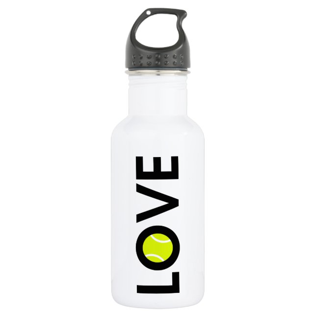 Tennisball Trinkflasche (Vorderseite)