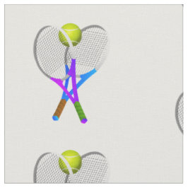 Tennisball und Rackets Stoff