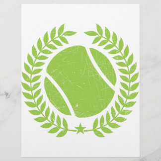 Tennisball und Tennisteam Vintages Design