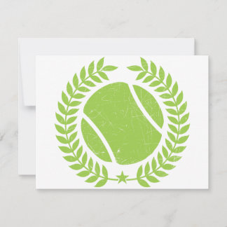 Tennisball und Tennisteam Vintages Design