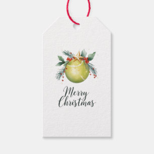 Tennisball-Weihnachten Geschenkanhänger