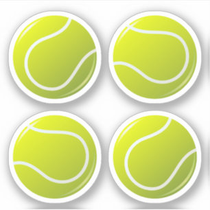 Tennisballaufkleber Aufkleber
