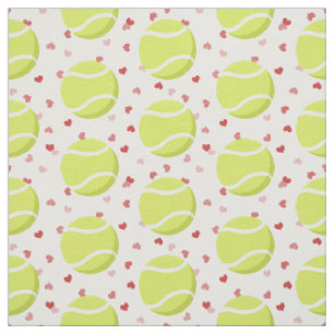 Tennisbälle mit winzigen Herzklappen Stoff