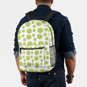Tennisbälle-Muster Bedruckter Rucksack