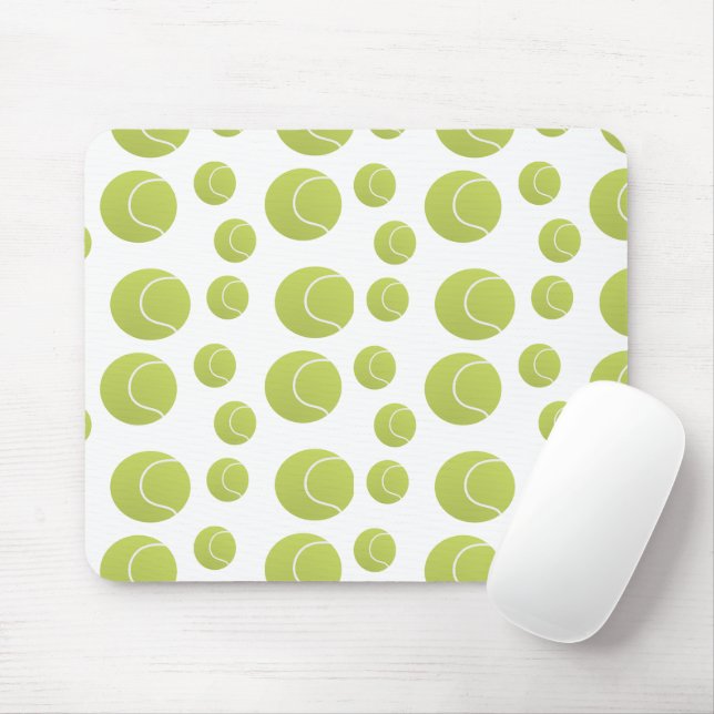 Tennisbälle-Muster Mousepad (Mit Mouse)
