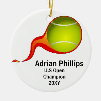 Tennisballverzierung Keramik Ornament