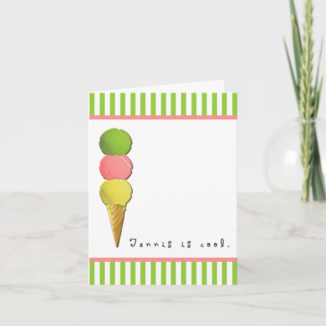 Tennisblankkarte Karte (Vorderseite)