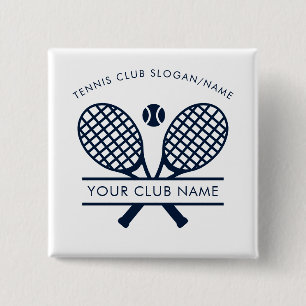 Tennisclub Name Team Trainer Beliebige Farbe Button