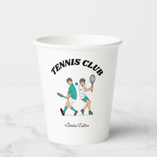 Tennisclub Pappbecher