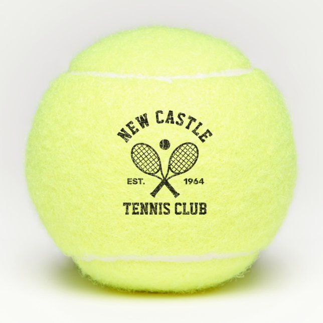 Tennisclub Tennisbälle (Vorderseite)