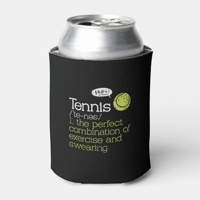 Tennisdefinition Dosenkühler (Kanne Vorderseite)
