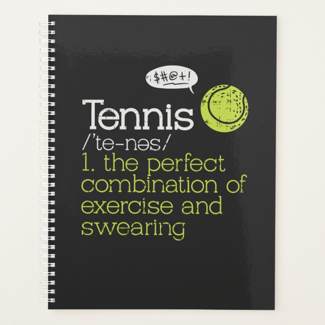 Tennisdefinition Planer (Vorderseite)