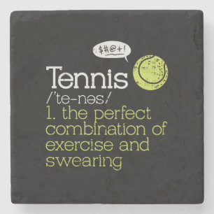 Tennisdefinition Steinuntersetzer