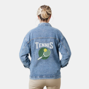 Tennisdesign Jeansjacke