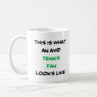 Tennisfan, begeistert