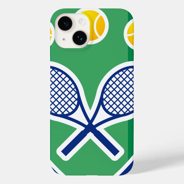 Tennisgeschenk Case-Mate iPhone Hülle (Rückseite)