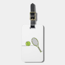 Tennisgeschenk des Tennis-Liebhabers | Gepäckanhänger