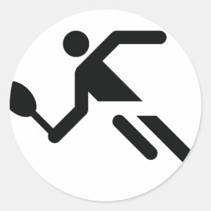 Tennishalle Runder Aufkleber