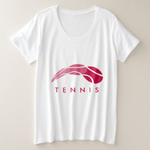 Tenniskleidung für Frauen plus Tee-Shirt für Gro Große Größe T-Shirt