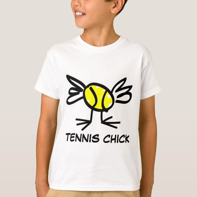 Tenniskleidung für Mädchen | Tenniskichler-T - Shi T-Shirt (Vorderseite)