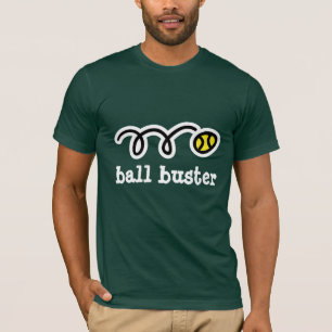 Tenniskleidung mit lustigen Zitaten   Kugelbrecher T-Shirt