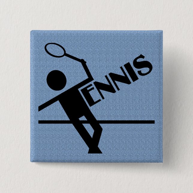 Tennisknopf, anpassen button (Vorderseite)