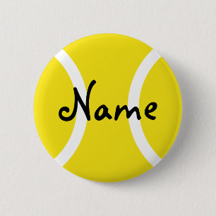 Tennisknöpfe mit kundengerechtem Namen Button