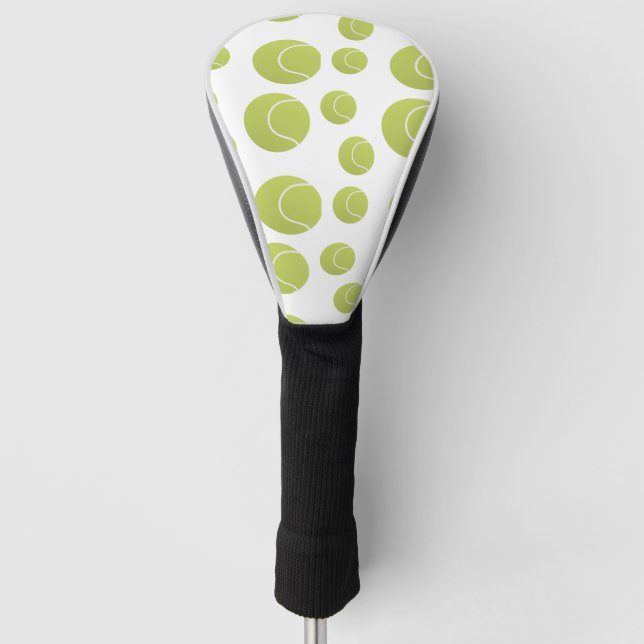 Tenniskugeln Golf Headcover (Vorderseite)