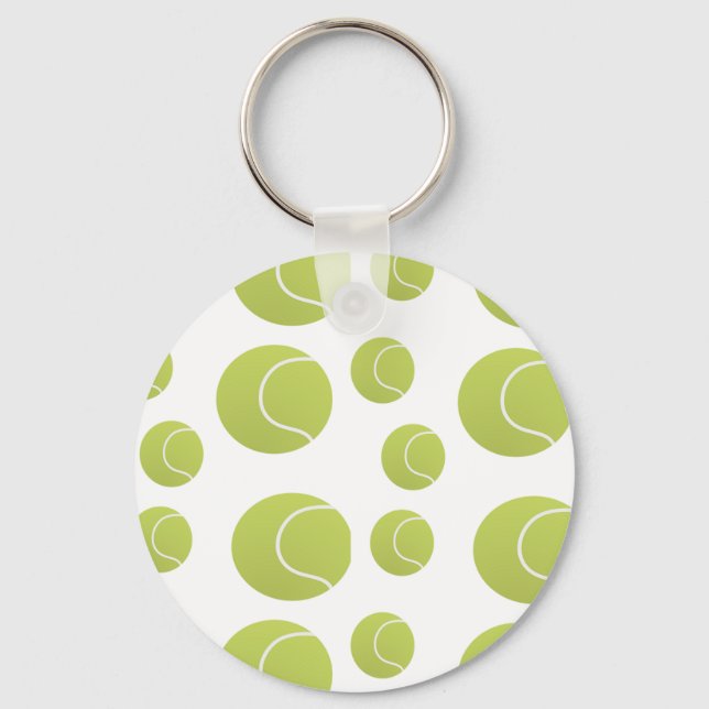 Tenniskugeln Schlüsselanhänger (Vorderseite)