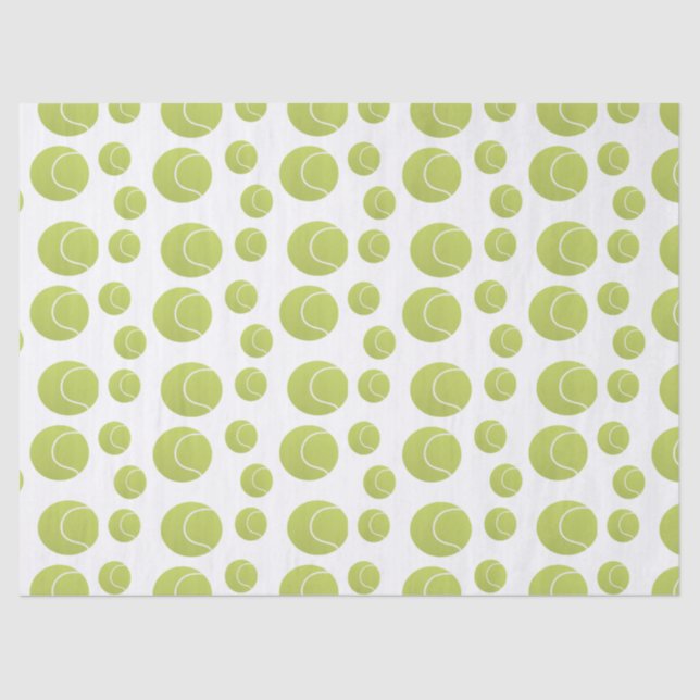 Tenniskugeln Seidenpapier (Vorderseite)