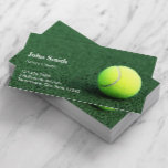 Tennislehrer Beruflich Visitenkarte<br><div class="desc">Berufliche Tennis-Visitenkarten.</div>