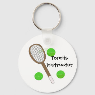 Tennislehrer Schlüsselanhänger