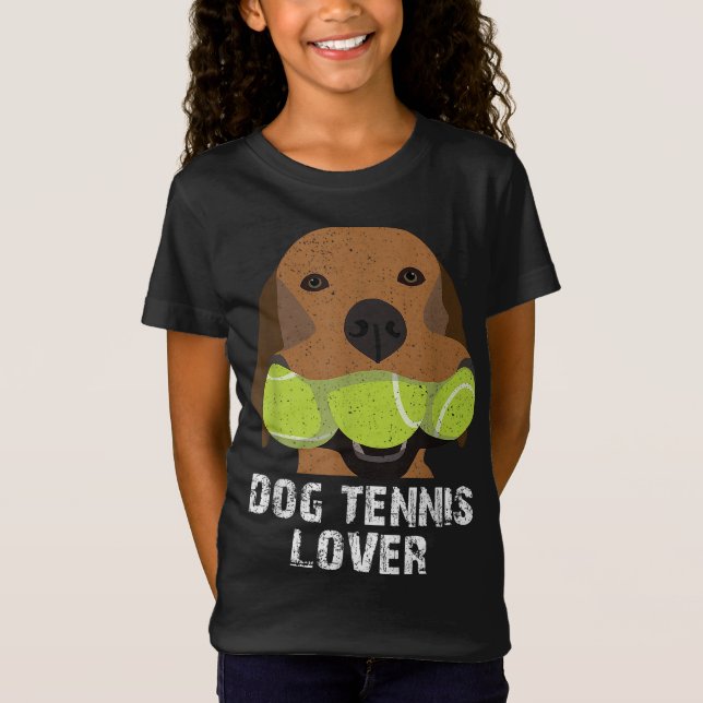 Tennisliebhaber T-Shirt (Vorderseite)