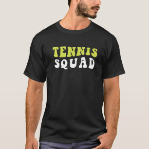 Tennismannschaft Sportlieblings-Wave-Grün niedlich T-Shirt