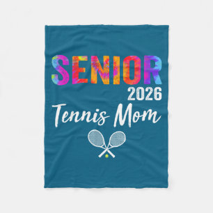 Tennismutter der Oberstufe Team-Eltern-Kunstwerk Fleecedecke